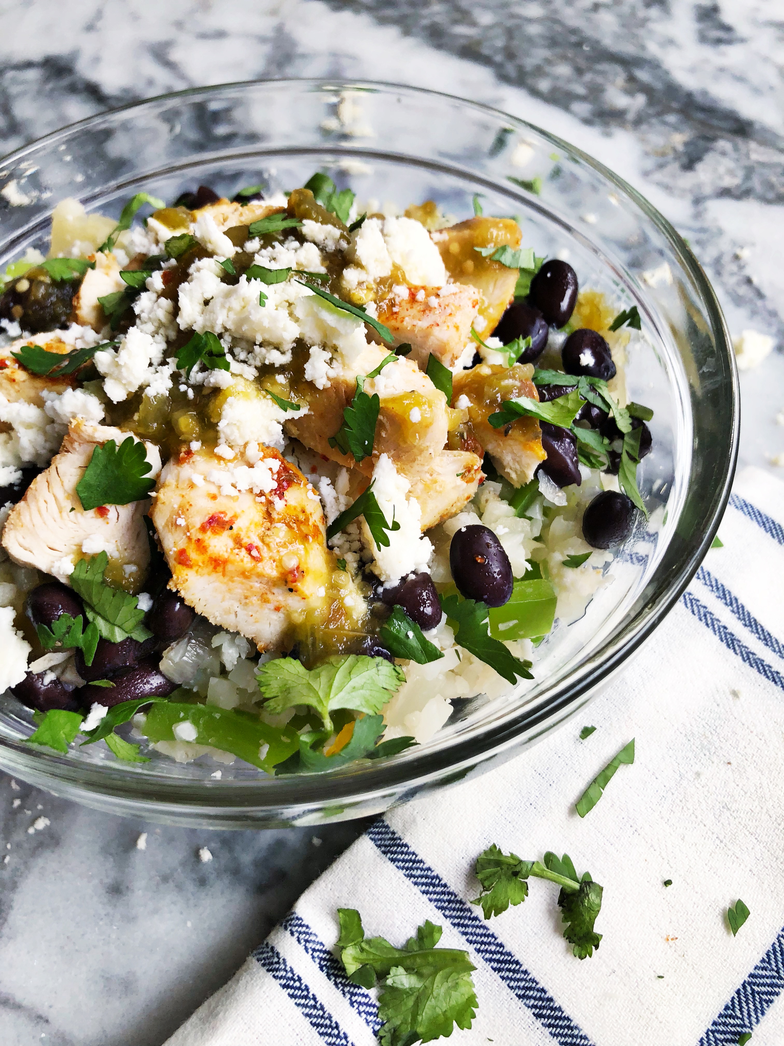 Cauliflower Rice Enchilada Bowls Plum Street Collective