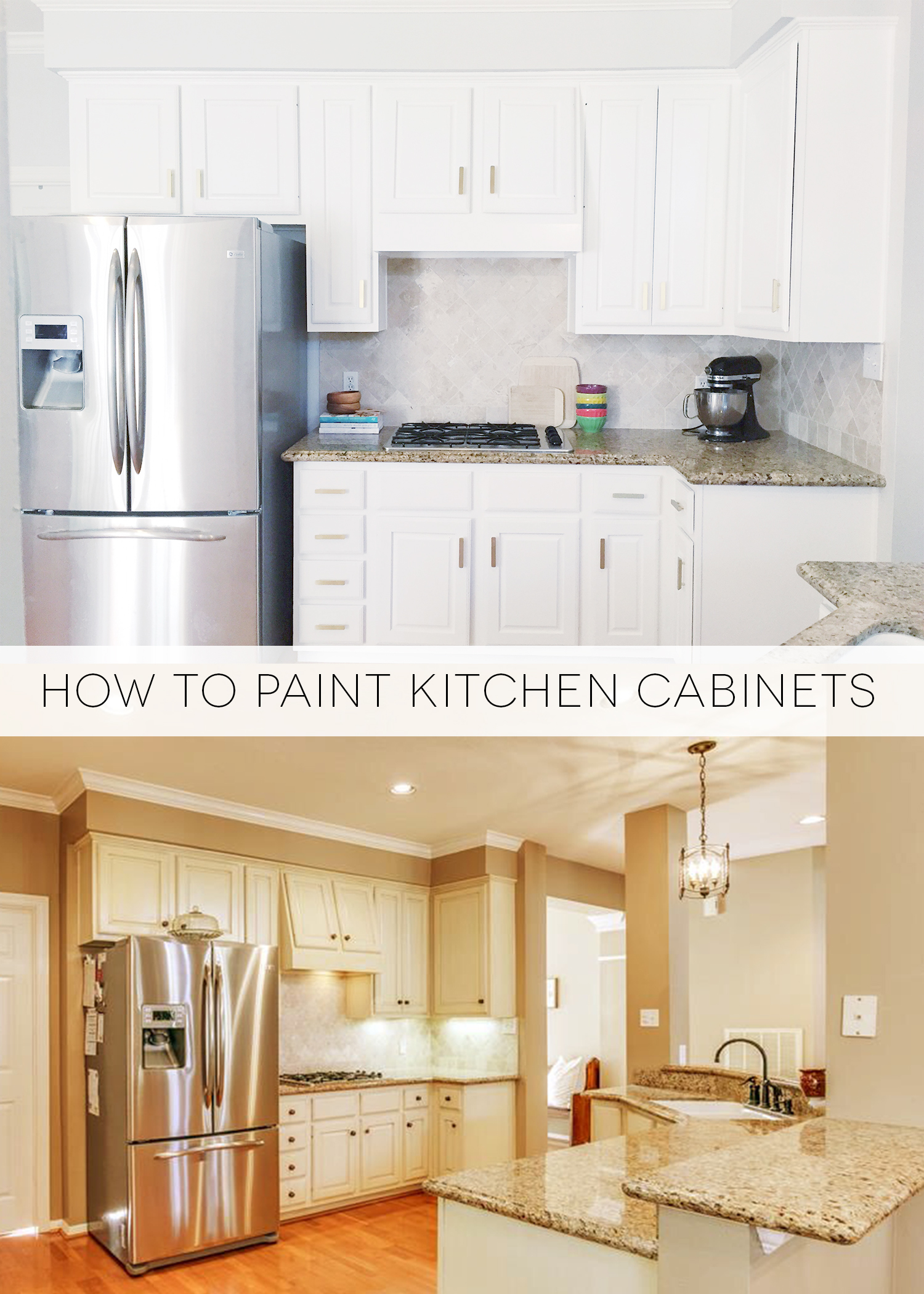 How To Paint Kitchen Cabinets - Plum Street Collective