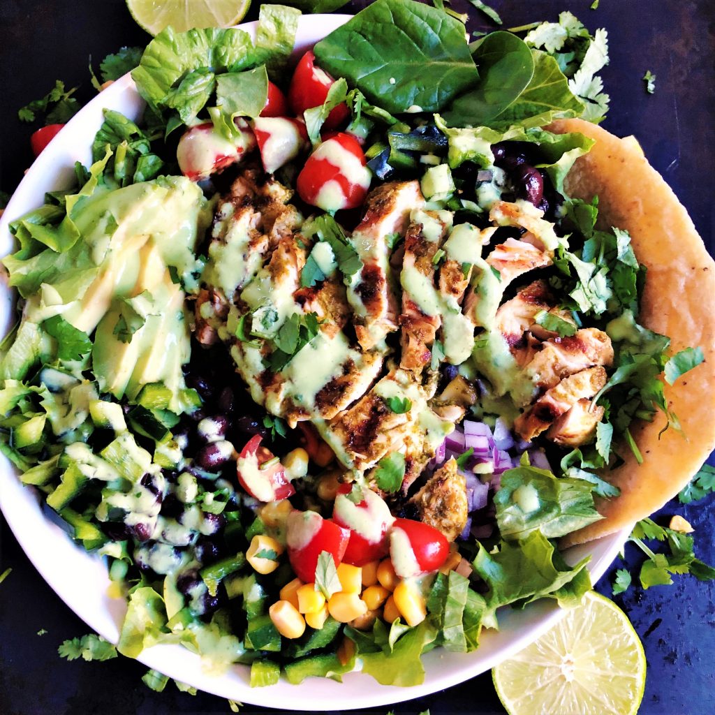 Cilantro Lime Mexican Chicken Salad - Plum Street Collective