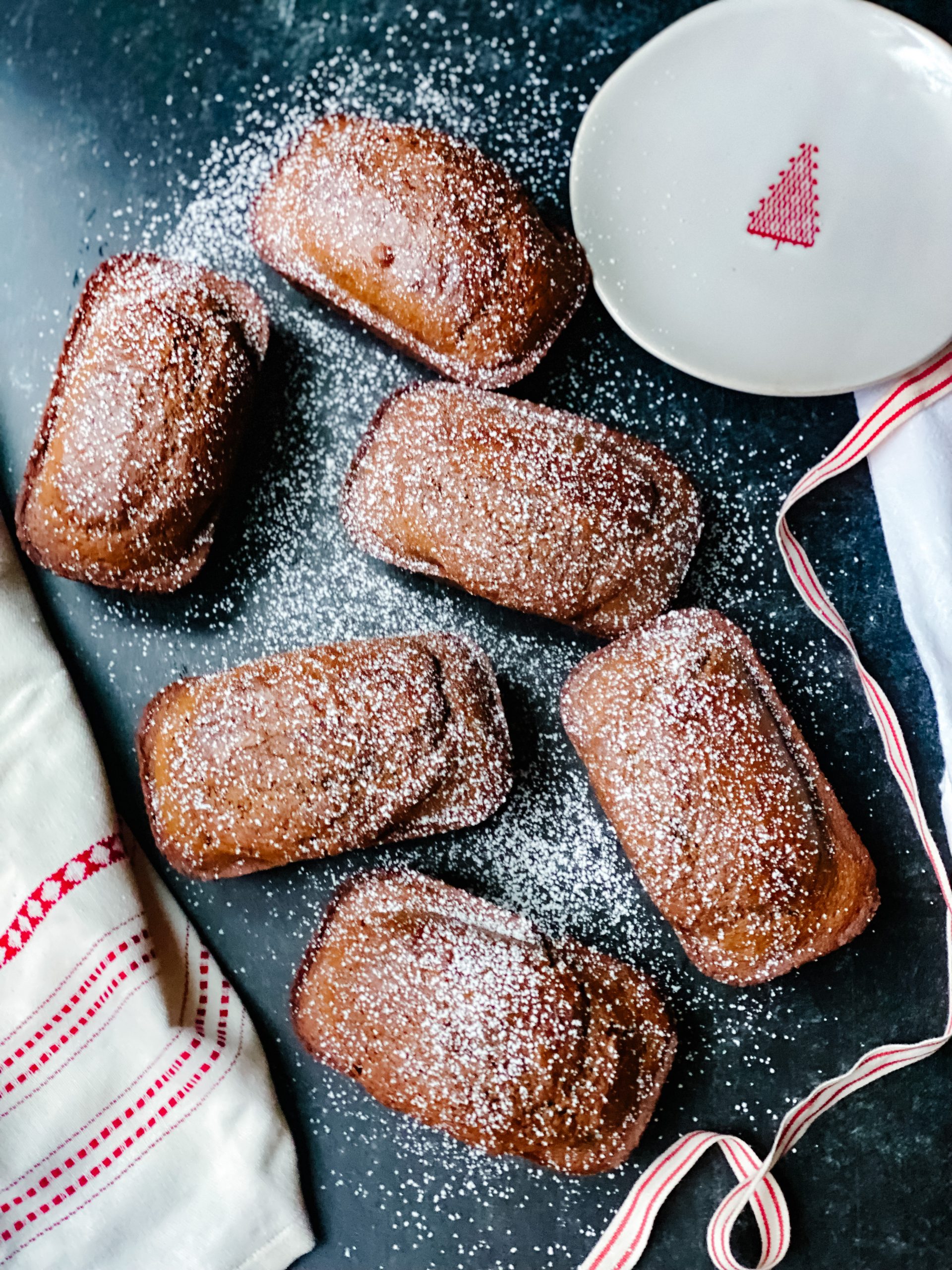 Mini Holiday Gingerbread Loaves - Crumb: A Food Blog