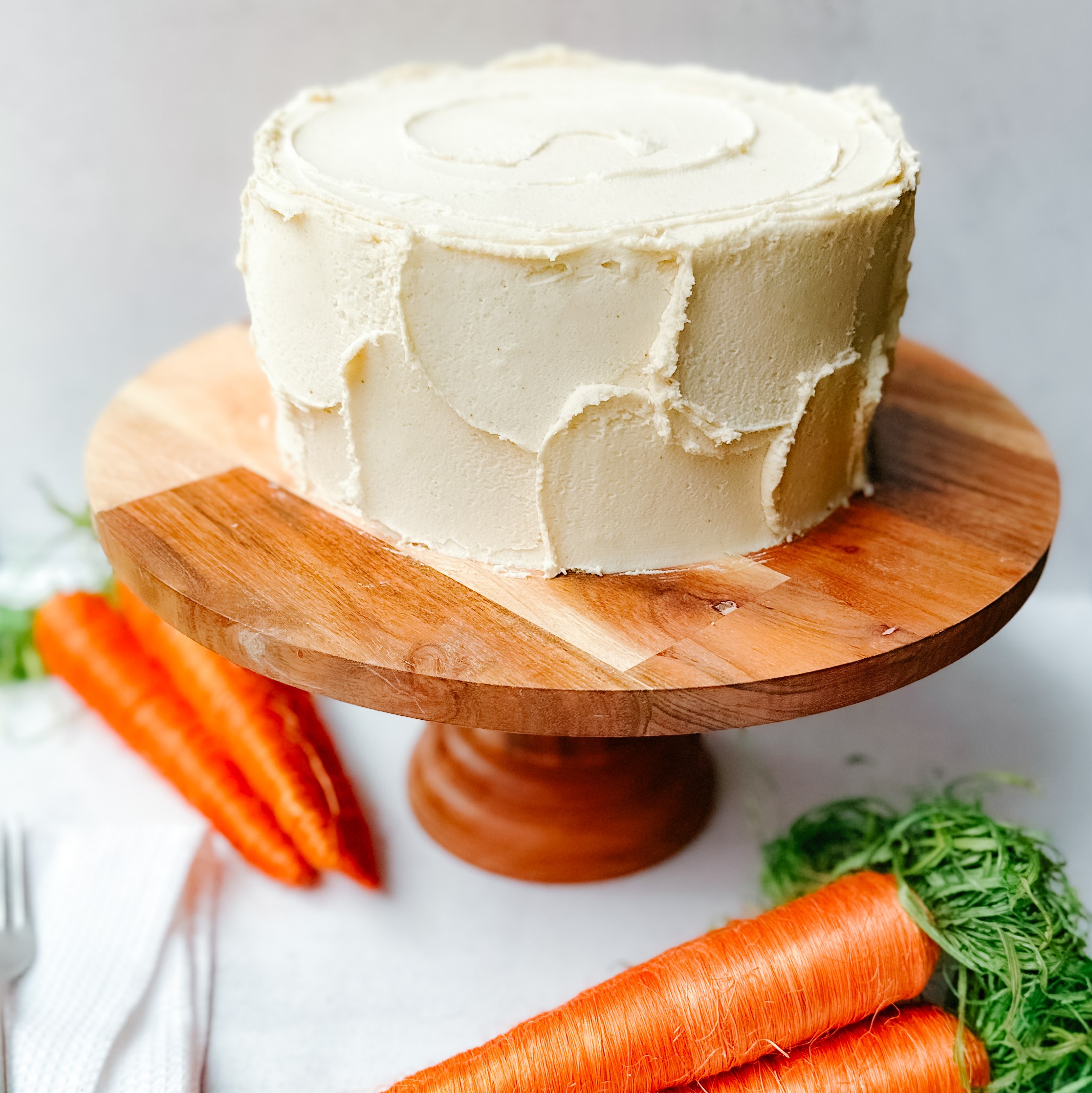 Brown Butter Carrot Cake with Whipped Cream Cheese Frosting |