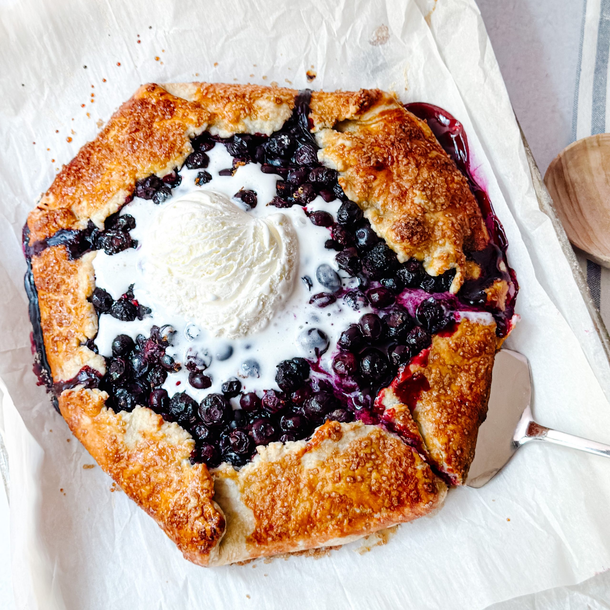 Easy Blueberry Pie - Little Spoon Farm